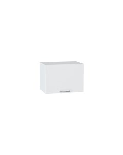 Навесной шкаф горизонтальный 500 МС МЕМФИС МДФ цвет Белый Белый софт Ф83 Сурская мебель