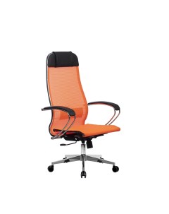 Кресло компьютерное МЕТТА 12 MPRU подл 131 осн 004 Оранжевый Метта