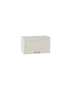 Навесной шкаф горизонтальный 600 МС Ницца МДФ цвет Белый Кварц Софт Ф85 Сурская мебель