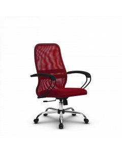 Кресло компьютерное SU C 8 подл 130 осн 003 Красный Красный Метта