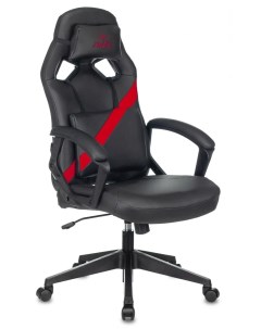 Игровое компьютерное кресло DRIVER LB Экокожа черный красный Zombie