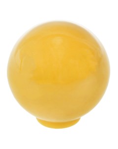 Ручка кнопка PLASTIC 008 пластиковая желтая Nobrand