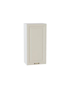 Навесной шкаф 459 с 1 ой дверцей МС Ницца МДФ цвет Белый Кварц Софт Ф60Н Сурская мебель