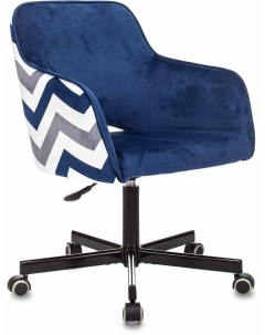 Кресло CH 380M на колесиках ткань синий ch 380m zig blue Бюрократ
