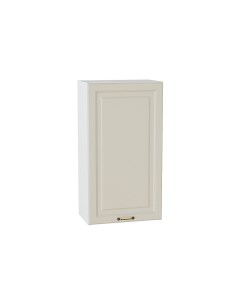 Навесной шкаф 509 с 1 ой дверцей МС Ницца МДФ цвет Белый Кварц Софт Ф30Н Сурская мебель