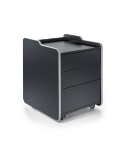 Тумба для игрового компьютерного стола CASE 50 с ящиками черно серый Vmmgame