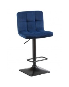 Барный стул черный синий Dobrin