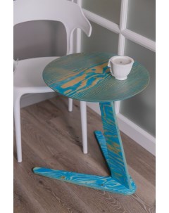 Приставной столик синий неон Roombliss