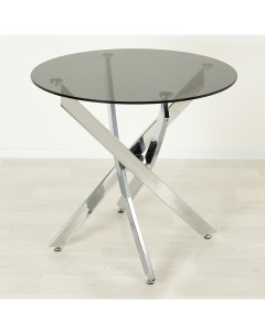 Кухонный стол Рим 18 серый хром D90 Mebel apartment