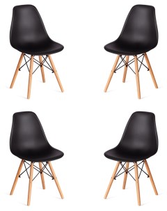 Комплект стульев для кухни CINDY черный Tetchair