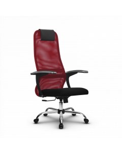 Кресло компьютерное SU B 8 подл 158 осн 003 Красный Метта