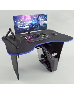 Игровой компьютерный стол Fly черно синий Myxplace
