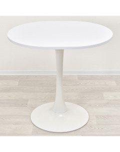 Кухонный стол из МДФ Tulip 23 белый белый 900х700 Mebel apartment