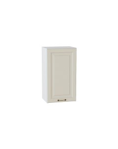 Навесной шкаф 350 с 1 ой дверцей МС Ницца МДФ цвет Белый Кварц Софт Ф36 Сурская мебель