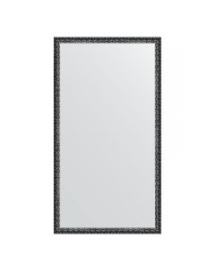 Зеркало в раме 61x111см BY 1078 черненое серебро Evoform