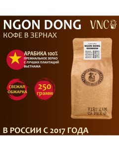 Кофе в зернах Ngon Dong свежая обжарка 250 г Vnc