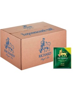 Чай зеленый в пакетиках Royal Green китайский байховый большая упаковка 200 шт Richard