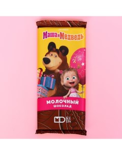 Шоколад молочный Маша и Медведь 85 г Chocomoney