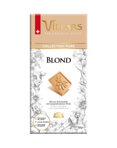Шоколад белый с карамелизированным молоком 100г Villars