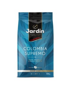 Кофе зерновой Colombia Supremo средняя обжарка 1000 гр Jardin