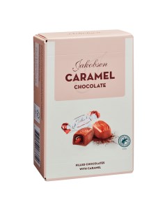 Конфеты из молочного шоколада с карамельной начинкой тоффи 125 г Jakobsen