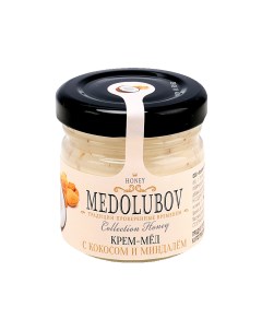 Крем мёд кокос с миндалем Медолюбов 40 мл Medolubov