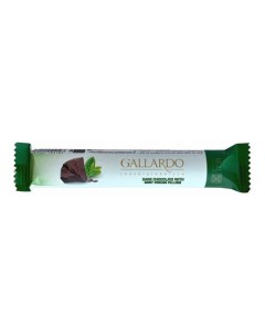 Шоколад горький с начинкой со вкусом мяты 25 г Gallardo