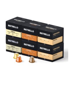Набор из 3 видов кофе с разными ароматами 6 упаковок Ristrello