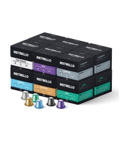 Набор из 6 видов кофе разной степени обжарки 12 упаковок Ristrello