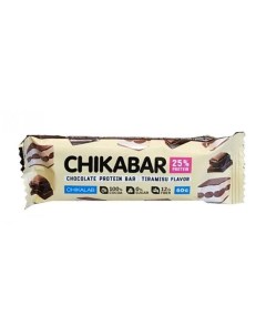 Батончик протеиновый Chikabar тирамису с шоколадной начинкой 60 г Chikalab