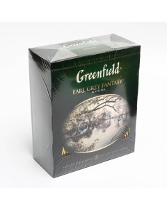 Чай черный earl grey fantasy цитрус 100 пакетиков по 2 г Greenfield