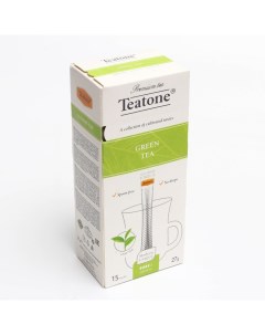 Чай зеленый 15 пакетиков по 1 8 г Teatone