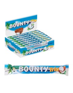 Шоколадный батончик Баунти Trio комплект 24 шт 82 5 г 10150452 Bounty