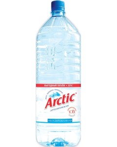 Вода артезианская питьевая артезианская негазированная столовая 2 л Arctic