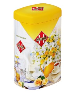 Чай подарочная банка Желтые цветы 80 г Hilltop