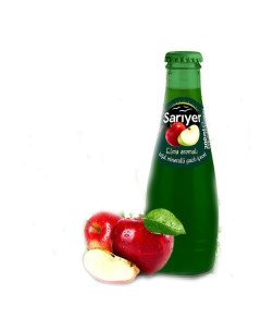 Газированный напиток Sariyer со вкусом яблока 0 2 л Sariyer gazoz