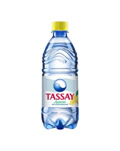 Вода питьевая негазированная со вкусом лимона 0 5 л Tassay