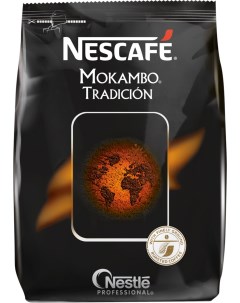 Кофе Mokambo Tradicion растворимый с добавлением жареного молотого кофе 500 г Nescafe