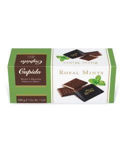 Шоколадные конфеты Royal Mints Mint с мятной помадной начинкой Cupido