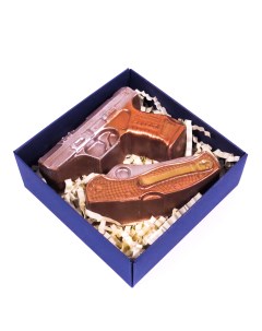 Шоколадный набор Пистолет с ножом 100 г Ichoco
