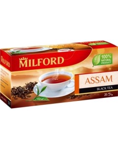 Чай черный ассам индийский 20 пакетиков Милфорд