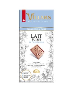 Шоколад молочный 100 г Швейцария Villars