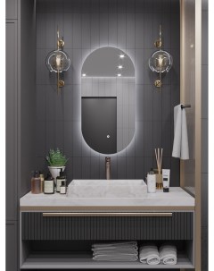 Зеркало OLV для ванной с холодной LED подсветкой 120х60 см Slavio maluchini