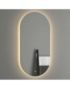 Зеркало для ванной olv 100 55 с теплой LED подсветкой Slavio maluchini