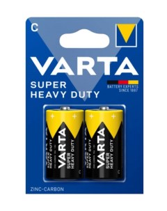 Батарейка SUPERLIFE R14 C BL2 Heavy Duty 1 5V 02014 2 Varta