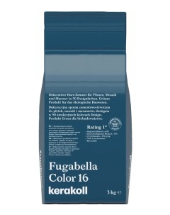 Затирка гибридная FUGABELLA COLOR Цвет 16 Темно синий 3 кг Kerakoll