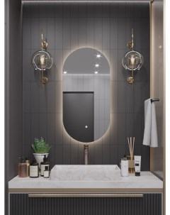 Зеркало для ванной OLV 110 60 с нейтральной LED подсветкой Slavio maluchini