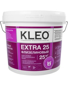 Клей обойный EXTRA 25 готовый флизелиновый 5 кг Kleo