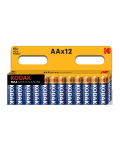 Батарейки MAX LR6 12BL 12 шт 30952799 Kodak