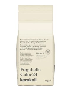 Затирка гибридная Fugabella Color цвет 24 слоновая кость 3 кг Kerakoll